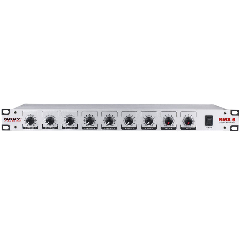 Nady RMX-6  Six-Channel Rack Mounted Audio Mixer