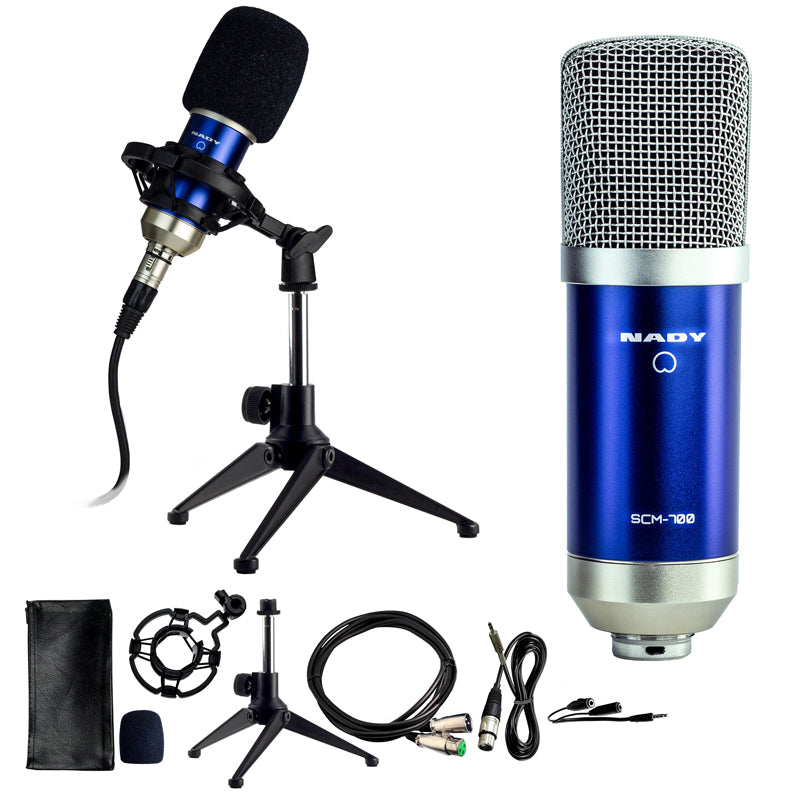 Nady SCM-700  8-piece Condenser Microphone Recording Kit