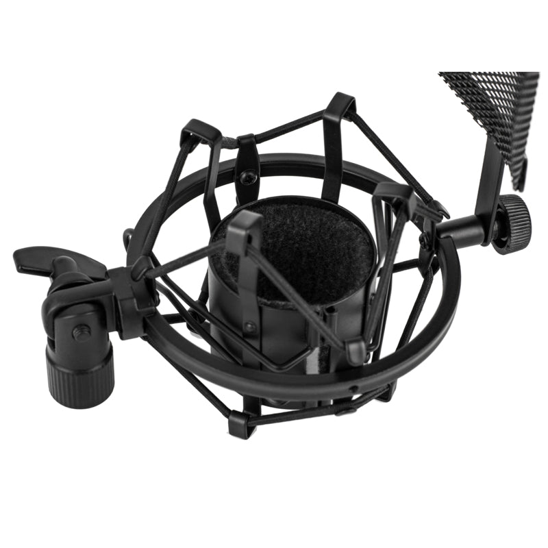 Nady SSPF 4 Large Microphone Spider Shockmount w/Integrated Pop Filter