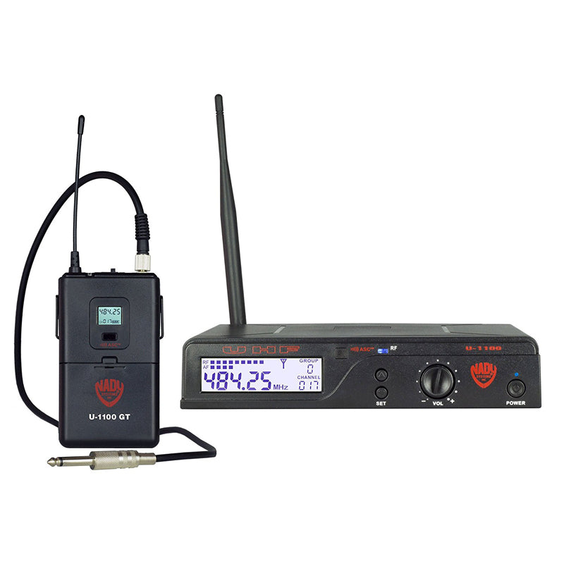 Nady U-1100 GT 100-Channel UHF Wireless Instrument/Guitar System