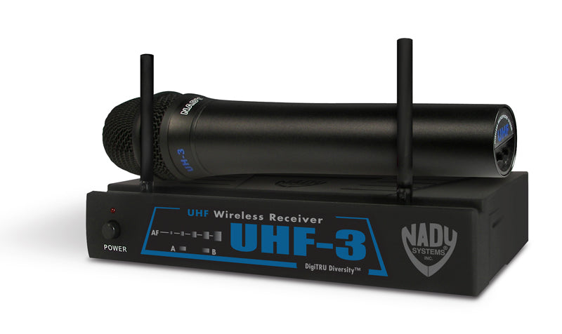 Nady UHF-3 Wireless Handheld Microphone System