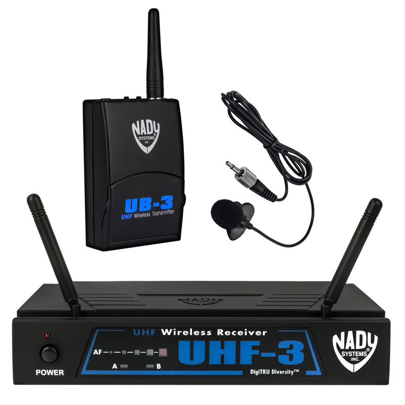 Nady UHF-3 Wireless Lavalier Microphone System