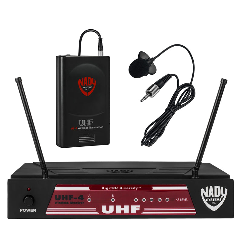 Nady UHF-4 Wireless Lavalier Microphone System