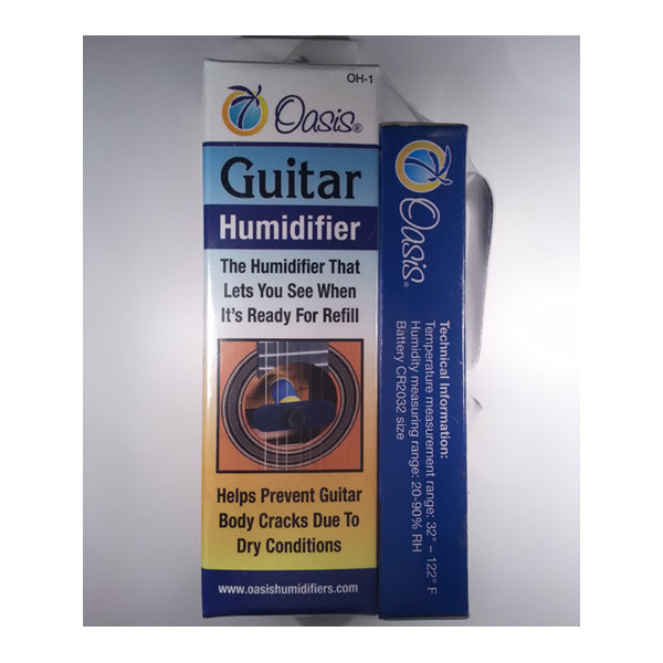 Oasis OH1 Guitar Humidifier/OH2 Hygrometer/Thermometer Bundle Pack