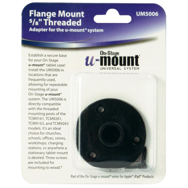 On-Stage UM5006 U-Mount Desk Flange Mount