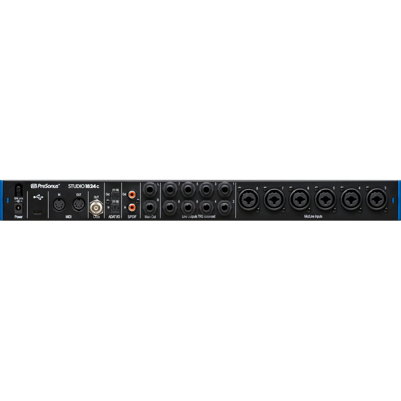 PreSonus Studio 1824c 24-bit 192 kHz USB-C Audio Interface