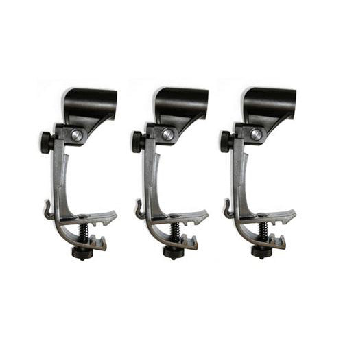 Samson DMC100 Drum Rim Mount Clips for SM57 SM58 3-Pack