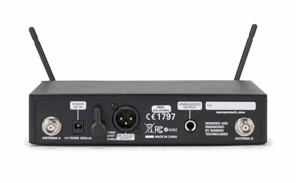 Samson Concert 99 80-Channel UHF Lavalier Microphone Wireless System