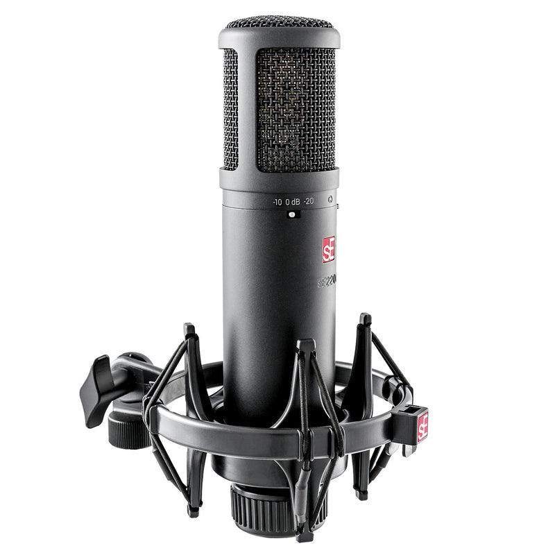 sE Electronics SE2200 Condenser Studio Microphone w/Pop Filter and Shock Mount