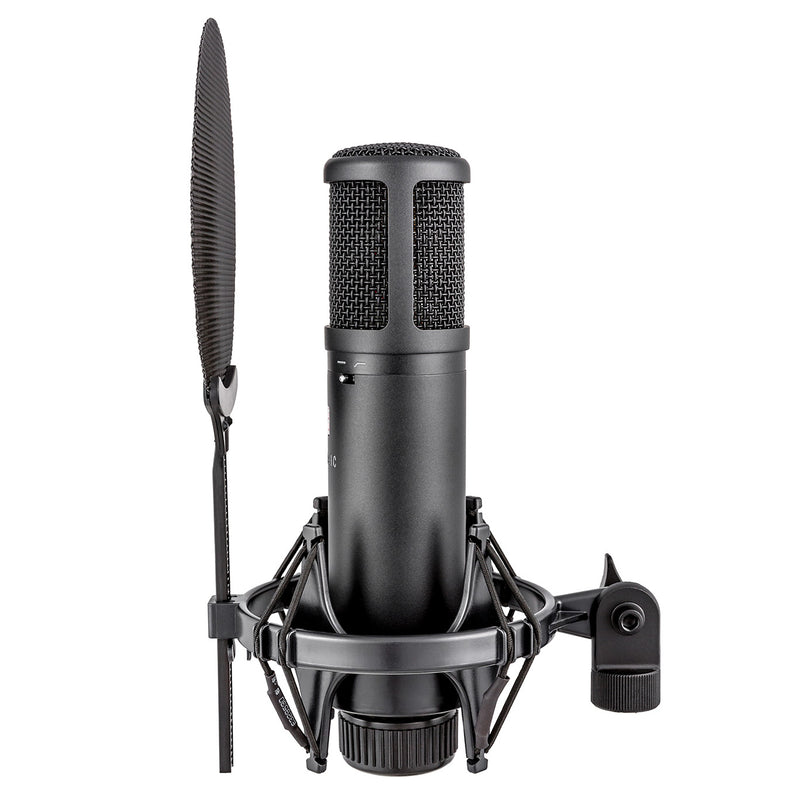sE Electronics SE2200 Condenser Studio Microphone w/Pop Filter and Shock Mount