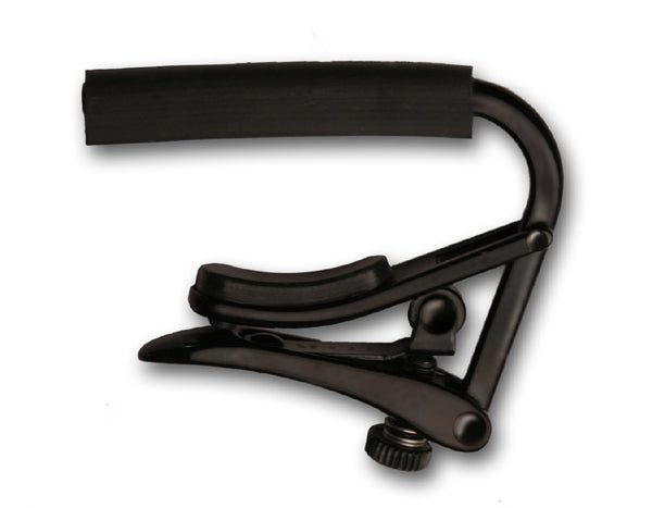 Shubb Capos C1K Deluxe Black Chrome Steel String Guitar Capo