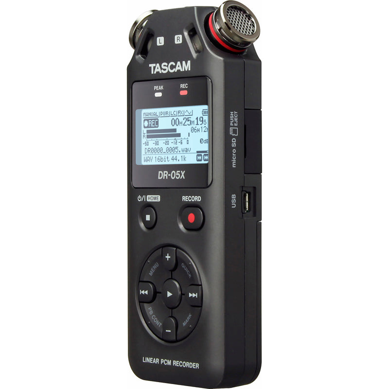 Tascam DR-05X Stereo Handheld Audio Recorder/USB Audio Interface