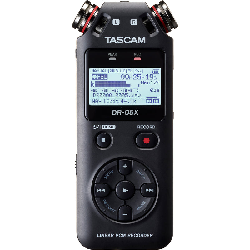 Tascam DR-05X Stereo Handheld Audio Recorder/USB Audio Interface