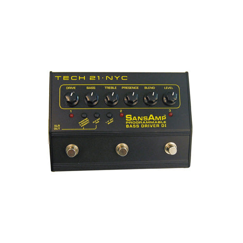 Tech 21 SansAmp Bass Driver DI Programmable Preamp for Bass Guitar - Used