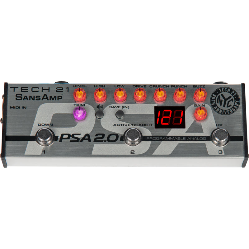 Tech 21 SansAmp PSA 2.0 Programmable Instrument Preamp Pedal