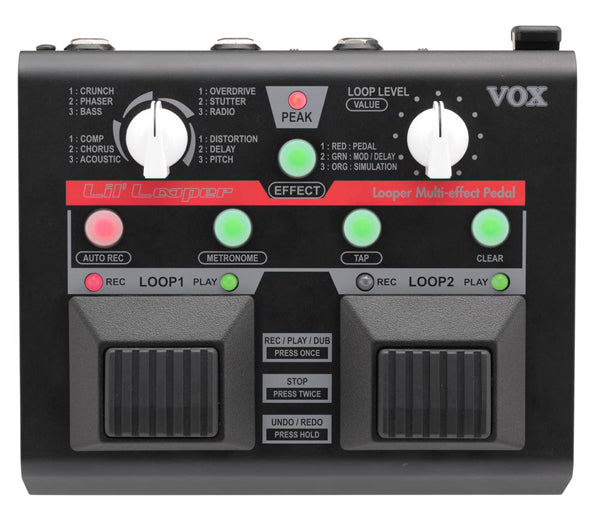 VOX Lil Looper Multi-Effect Loop Guitar Pedal