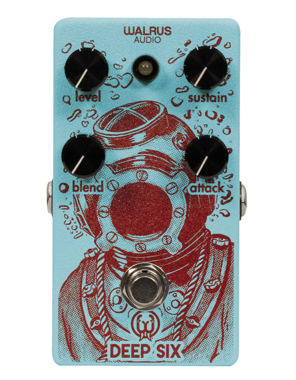 Walrus Audio Deep Six Compressor Guitar Pedal - FREE EXPEDITED SHIPPING