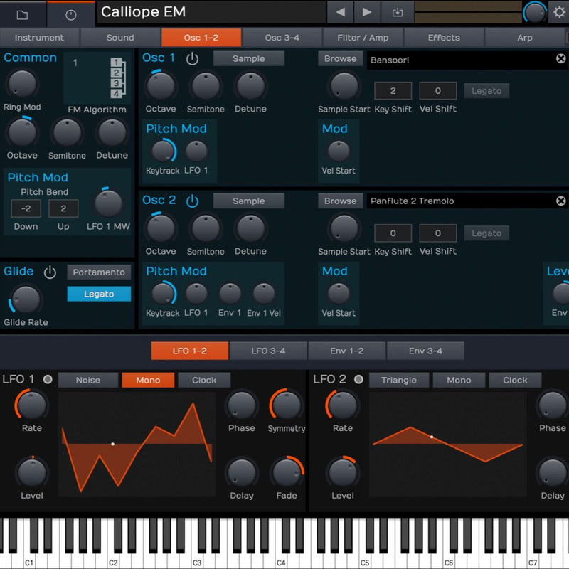 Tracktion Collective Instrument Synth Plug-in Virtual Instrument