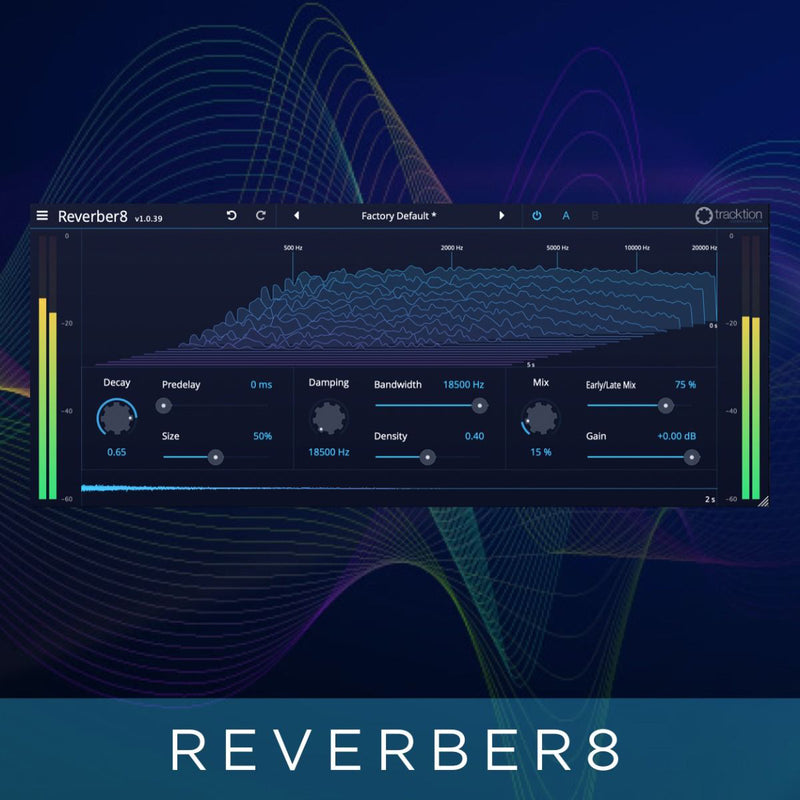Tracktion DAW Essentials: Reverber8 - Highly Configurable Reverb Plug-in