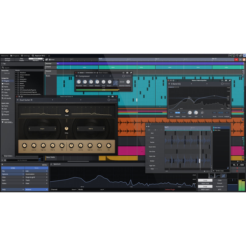 Tracktion Waveform Pro 12 - DAW Music Production Software