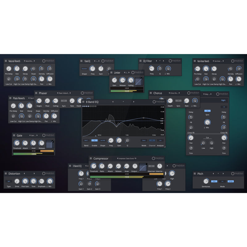 Tracktion Waveform Pro 12 - DAW Music Production Software