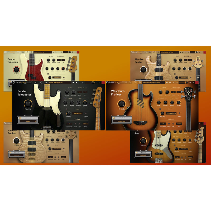 Tracktion The Dan Dean Essential Bass Plug-in Virtual Instrument