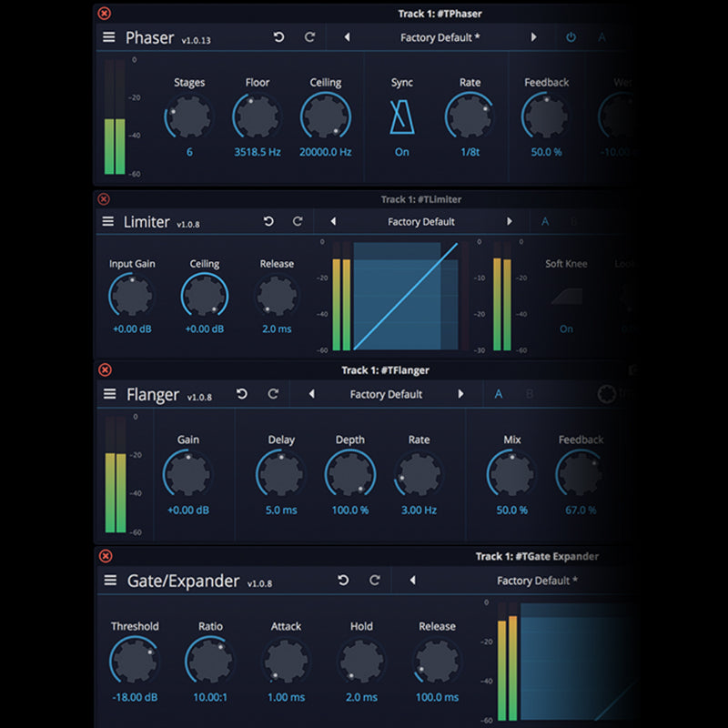 Tracktion DAW Essentials Collection Suite of 16 Premium Plug-ins
