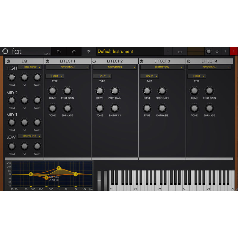 Tracktion RetroMod FAT all Contemporary Moog Synthesizers Plug-in