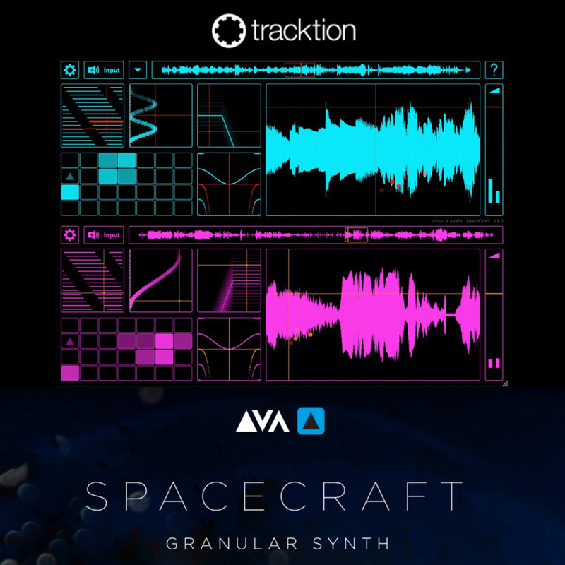 Tracktion Delta-V Audio Spacecraft Granular Synthesizer Plug-in