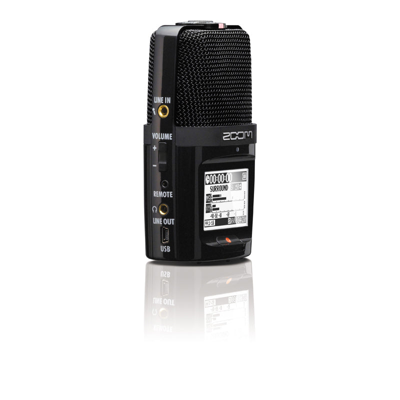 Zoom H2n 24-Bit 96kHz WAV/MP3 Handy Audio Recorder w/USB Computer Interface