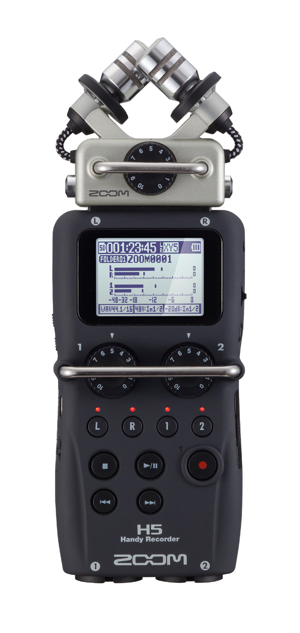 Zoom H5 24-Bit 96kHz WAV/MP3 Handy Audio Recorder - Used