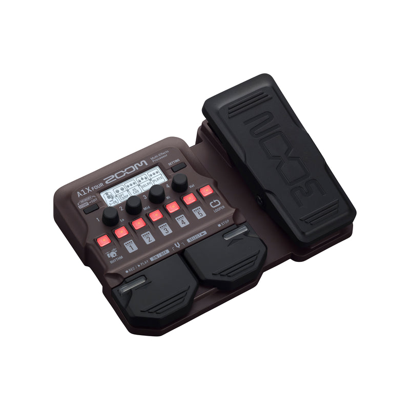 Zoom A1X FOUR Acoustic Multi-Effects Pedal w/ Expression