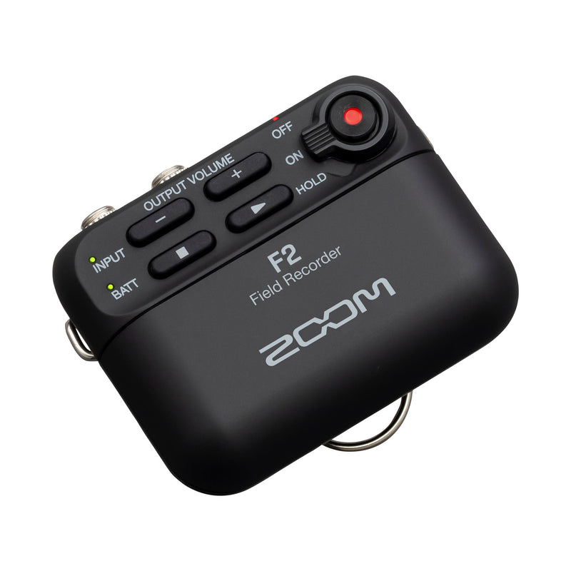 Zoom F2 Field Audio Recorder with Lavalier Microphone