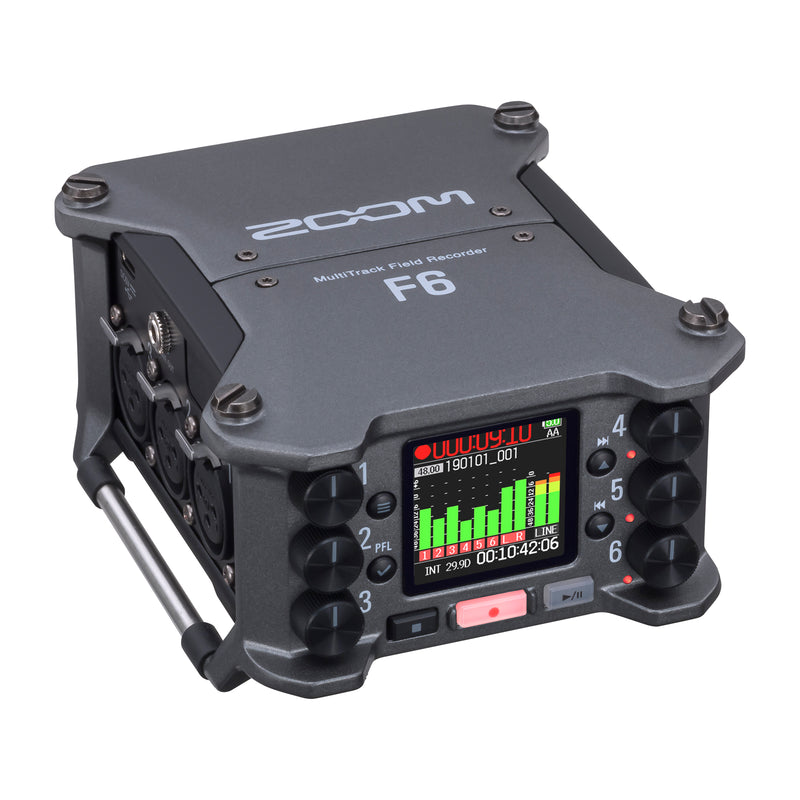 Zoom F6 Portable 32-Bit Field Audio Recorder