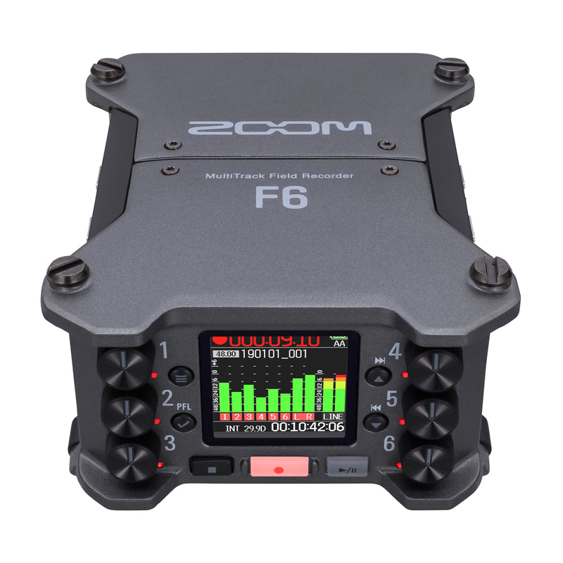Zoom F6 Portable 32-Bit Field Audio Recorder