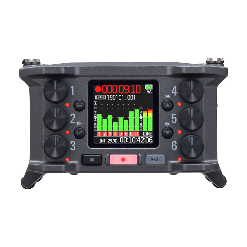Zoom F6 Portable 32-Bit Field Audio Recorder