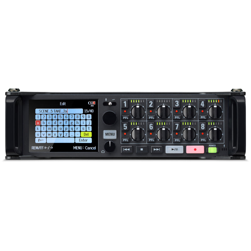 Zoom F8N Pro 10-Track Professional 32-Bit Float Field Recorder