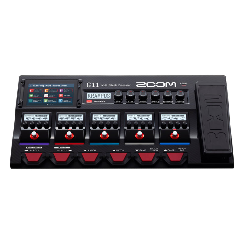Zoom G11 Multi-Effects Guitar Pedal with Expression