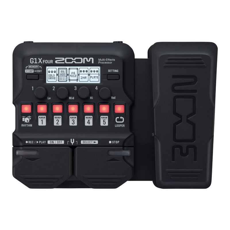Zoom G1X FOUR Multi-Effects Processor w/Expression Pedal for Guitar - Used