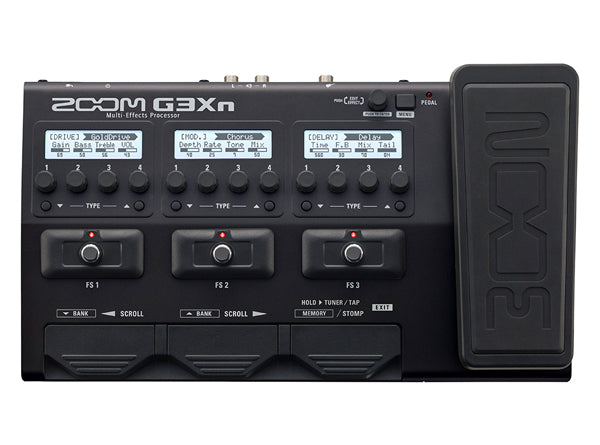 Zoom G3XN Multi-Effects Guitar Pedal with Expression