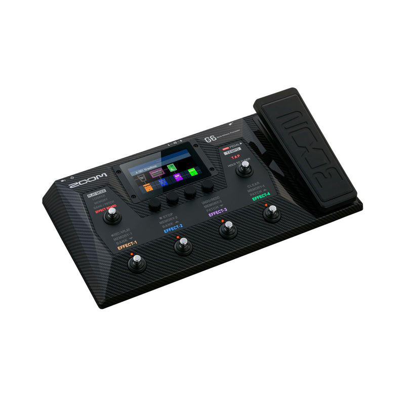Zoom G6 Multi-Effects Processor with Expression Pedal for Guitar