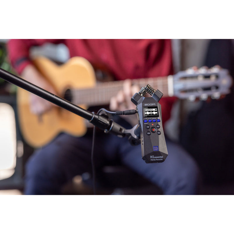 Zoom H1essential 32-Bit Float Handy Recorder with Built-in Microphones