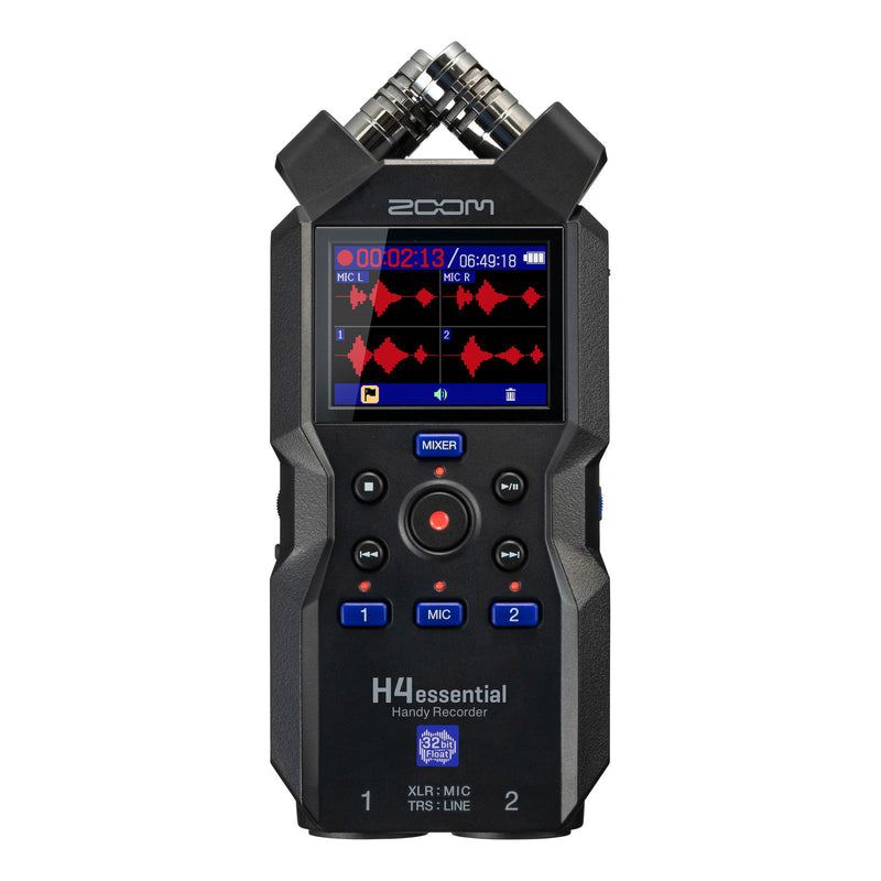 Zoom H4essential 4-Track 32-Bit Float Handy Recorder with Built-in Microphones