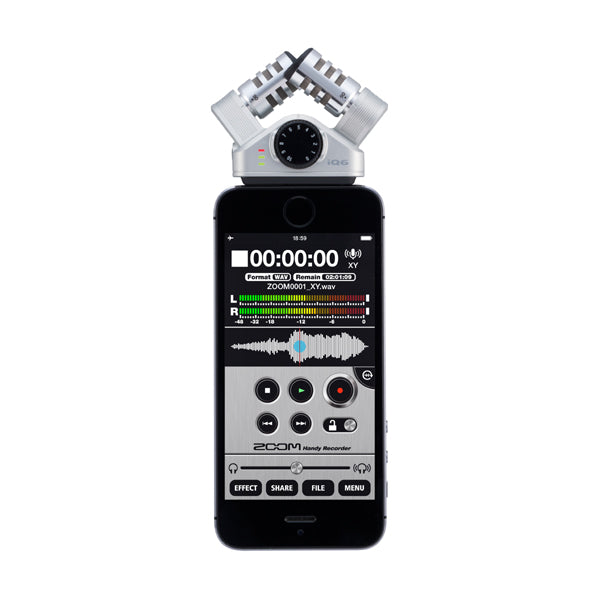 Zoom iQ6 X/Y Stereo Microphone for IOS - iPhone, iPad, iPod Touch