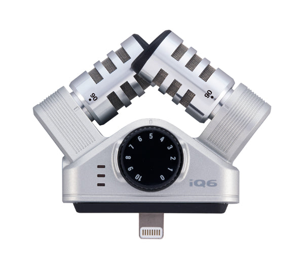 Zoom iQ6 X/Y Stereo Microphone for IOS - iPhone, iPad, iPod Touch
