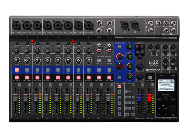 Zoom Livetrak L-12 Live Mixer/Recorder