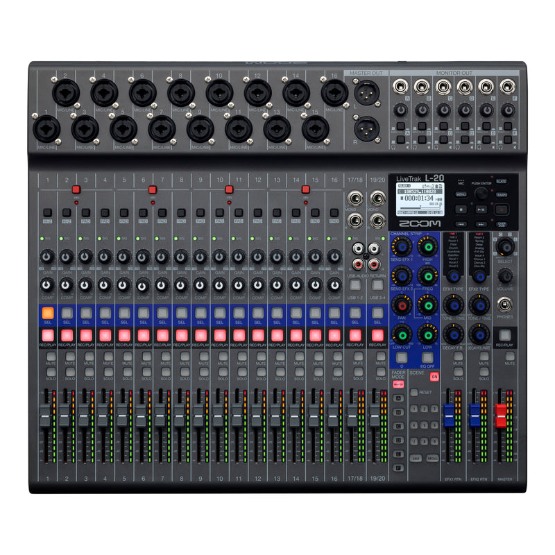 Zoom Livetrack L-20 Live Mixer and Recorder