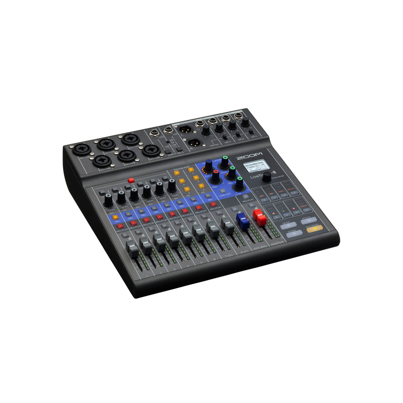 Zoom LiveTrak L-8 8-Channel Digital Audio Mixer and Recorder - Used