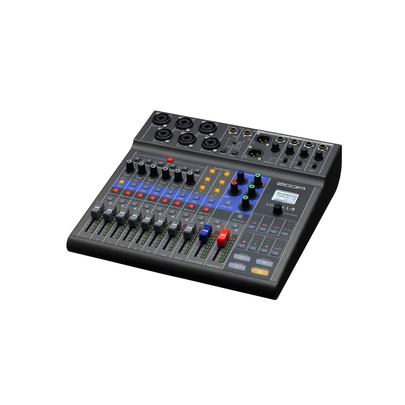 Zoom LiveTrak L-8 8-Channel Digital Audio Mixer and Recorder - Used