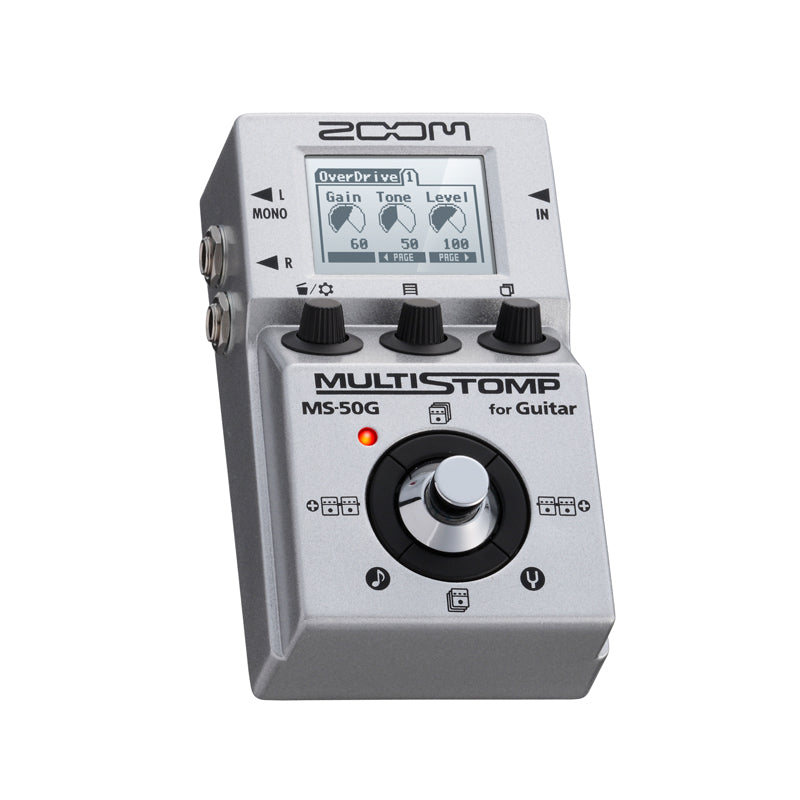 Zoom MS-50G MULTISTOMP Guitar Multi-Effects Amp Simulator Pedal